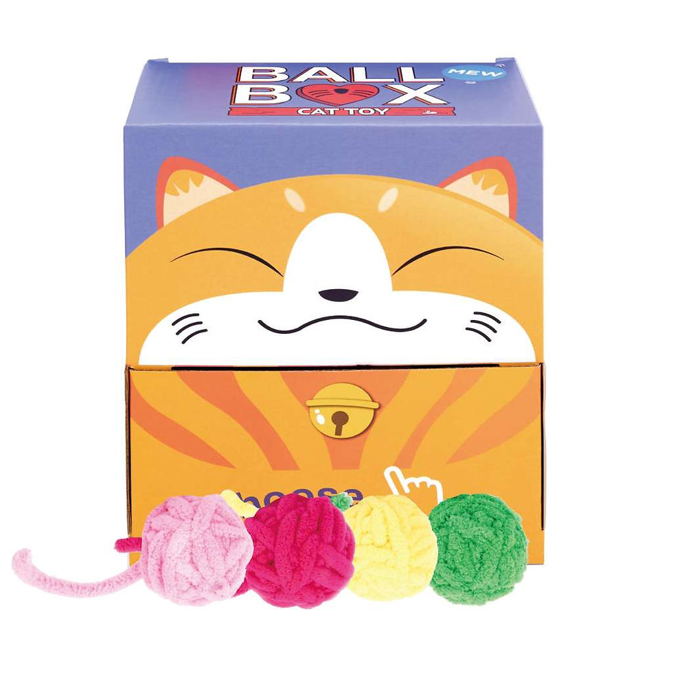 פופוס צעצוע כדור צמר לחתולים