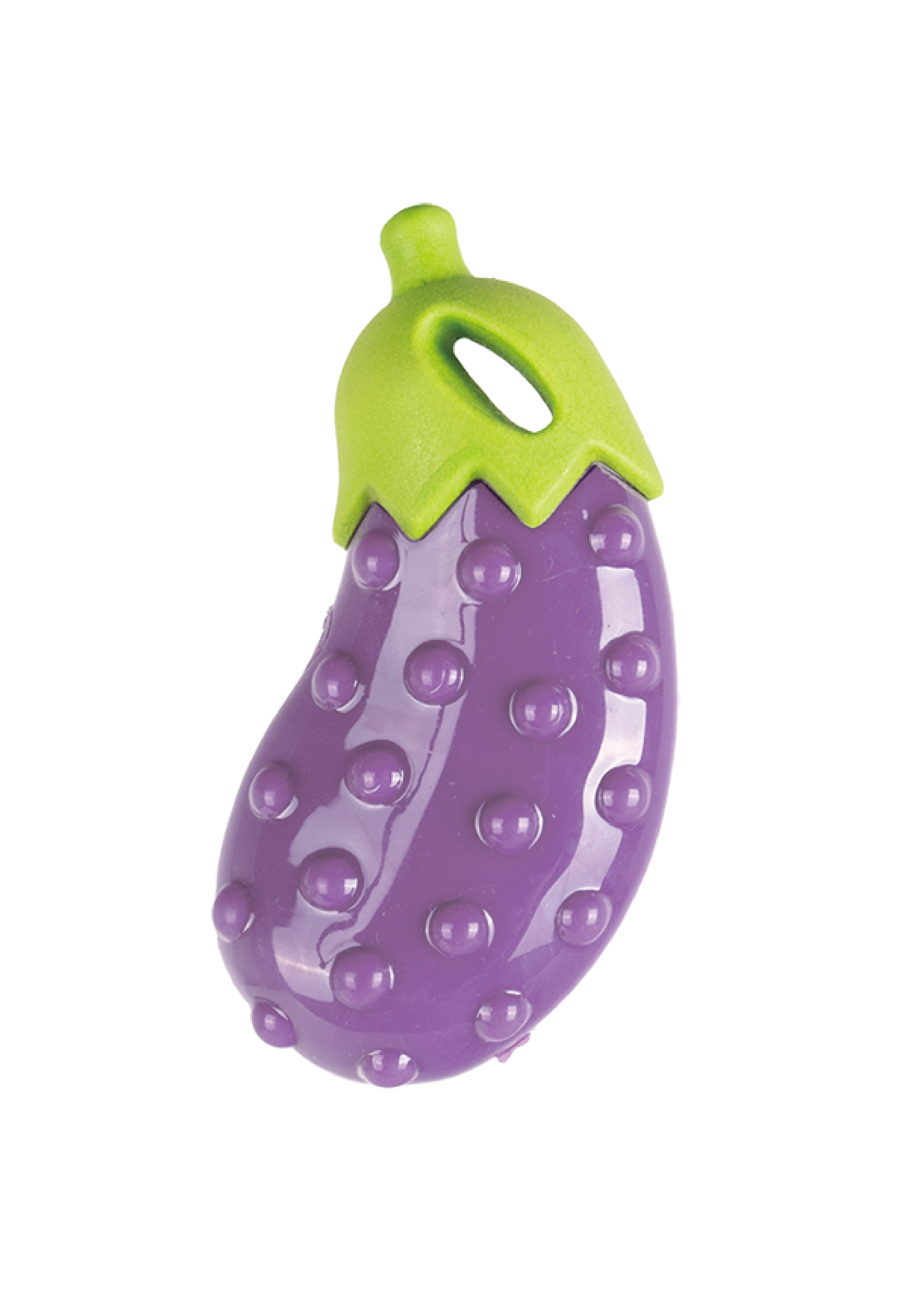 פופוס צעצוע חציל מצפצף לכלבים