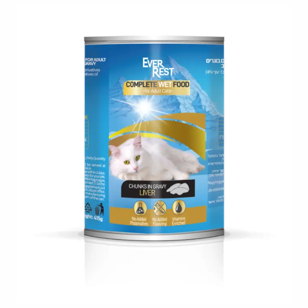 אוורסט שימור לחתולים על בסיס כבד עוף