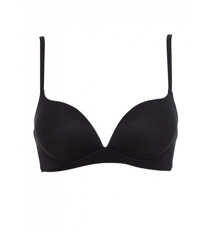 Lormar Reggiseno Pushup Senza Ferretto Liscio - Nero
