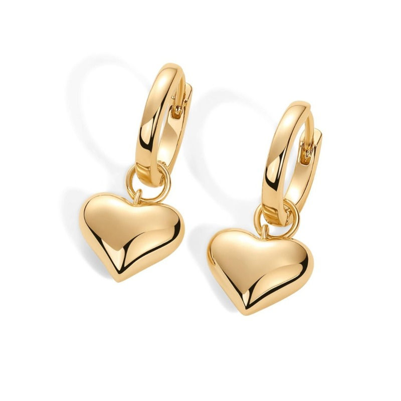 Love Pendant Women's Earrings 14K