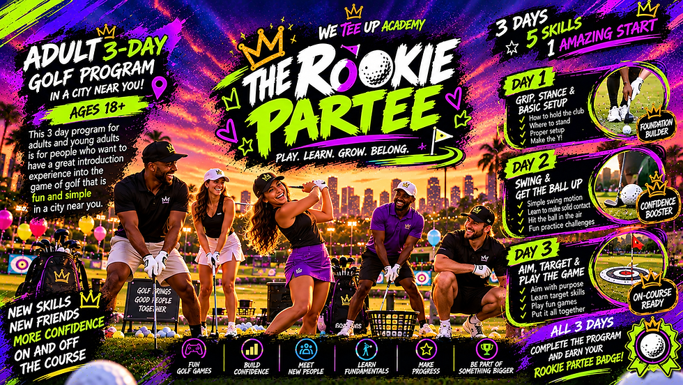 Adult Beginner Golf Class and Lessons / The Rookie ParTee
