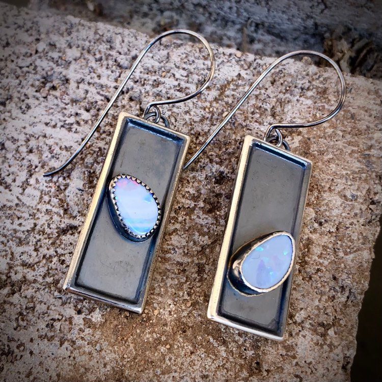 Thumbnail: Opal Window Earrings