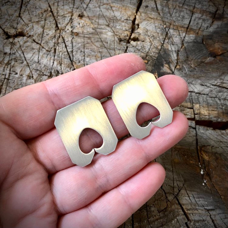 Thumbnail: Bread Clip Full Size Earrings A