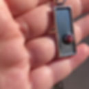 Thumbnail: Ruby Window Bracelet w/ Hand-Constructed Paperclip Chain