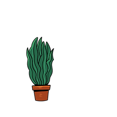 dessin de plante