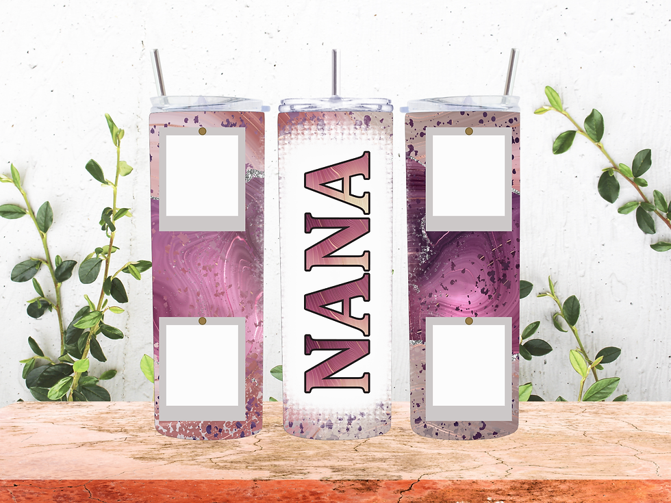 Nana With Photos Tumbler 20oz Image