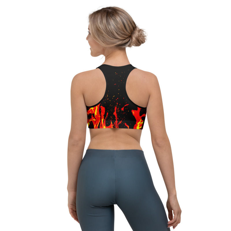 Thumbnail: SL125 - FIRE FOR LEGGINGS N SPORTS BRA SET PRINTFUL TEMPLATE FILE