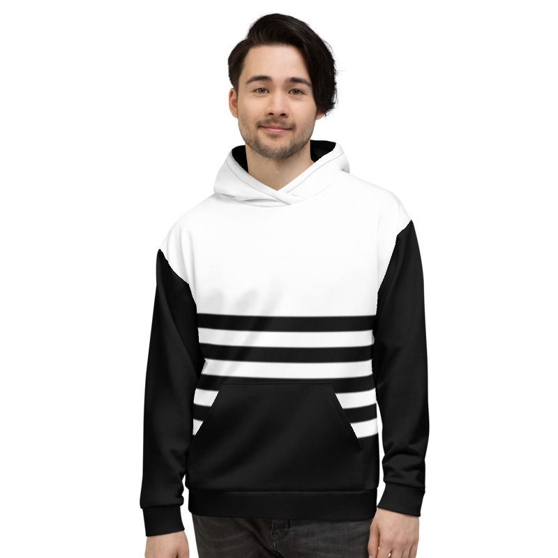 Миниатюра: HD15- STRIPES PRINT FOR UNISEX HOODIE TEMPLATE FILE