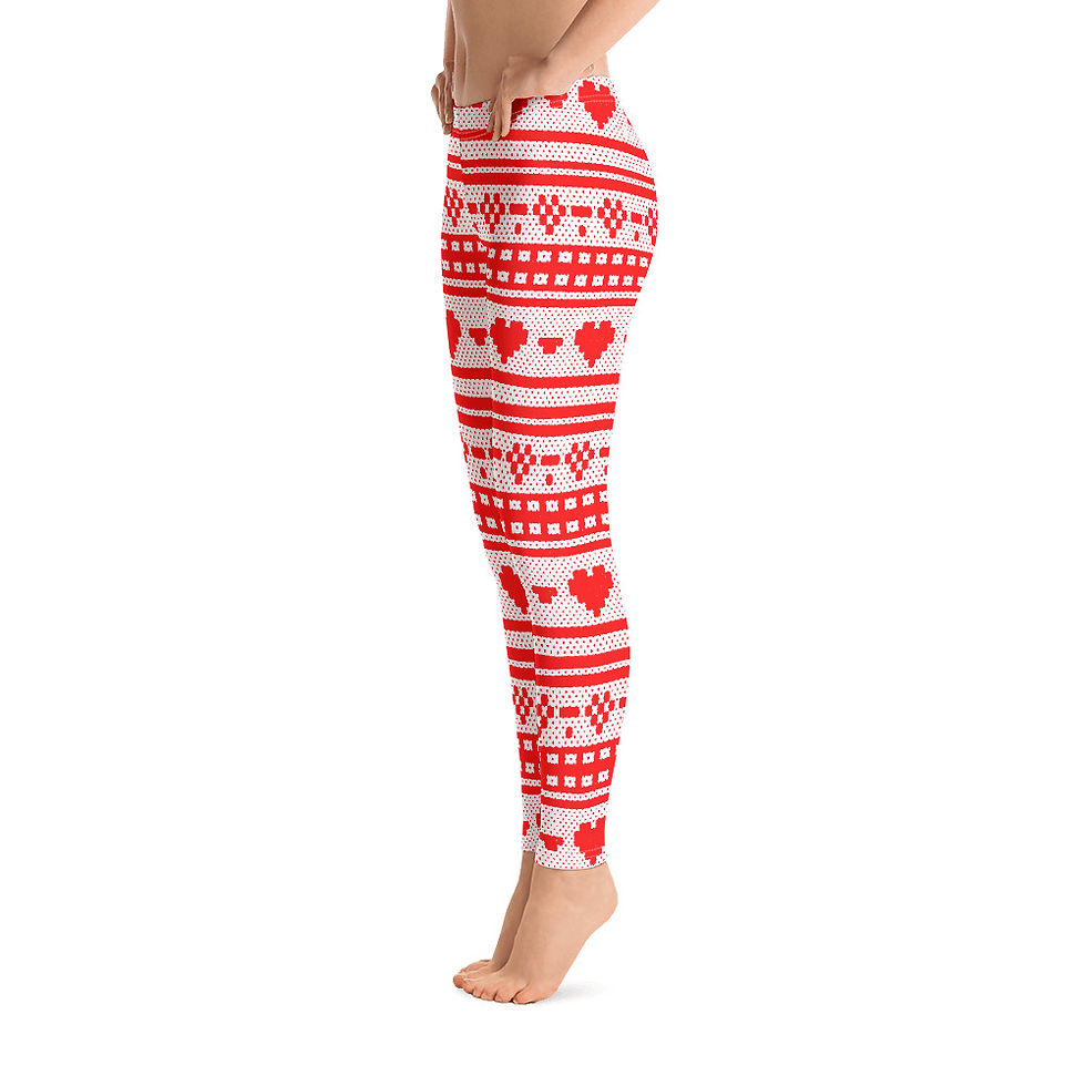 J493 - CHRISTMAS PATTERN ALL OVER PRINT LEGGINGS PRINTFUL TEMPLATE FILE