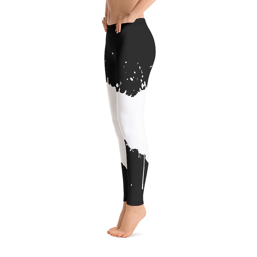 L402 - SPOT BLACK LEGGINGS PRINTFUL TEMPLATE FILE