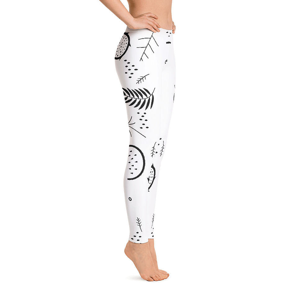 Thumbnail: L547 - SUMMER ART LEGGINGS READY DESIGN PRINTFUL TEMPLATE FILE
