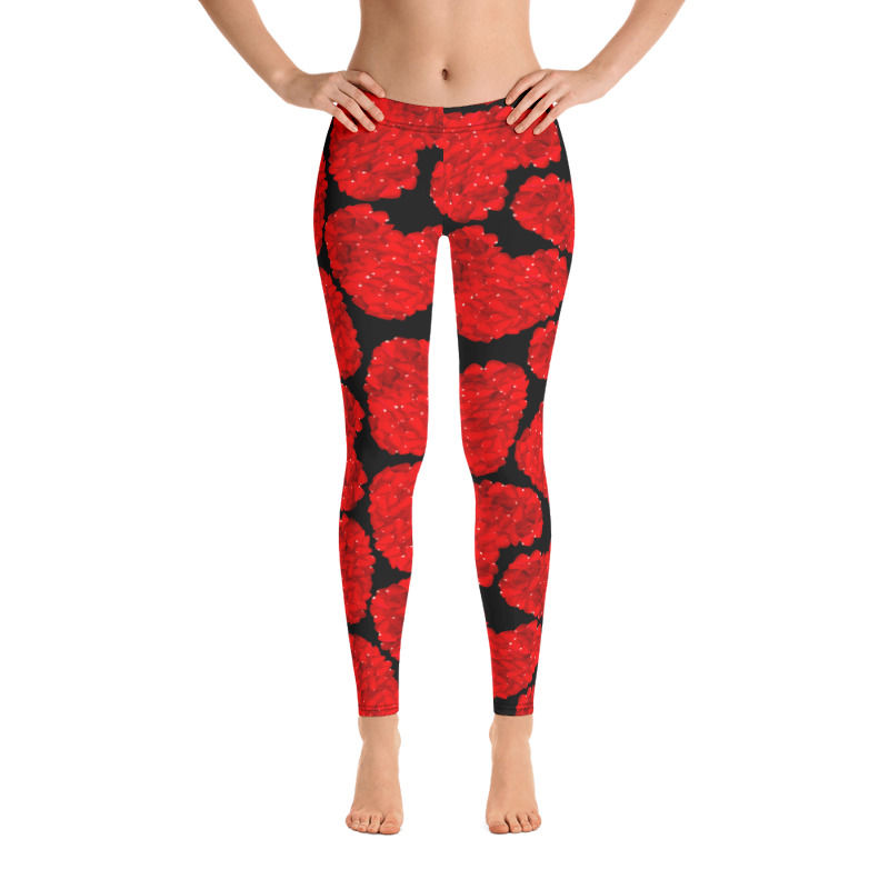 J543 - PETALS HEARTS PRINT FOR LEGGINGS PRINTFUL TEMPLATE FILE