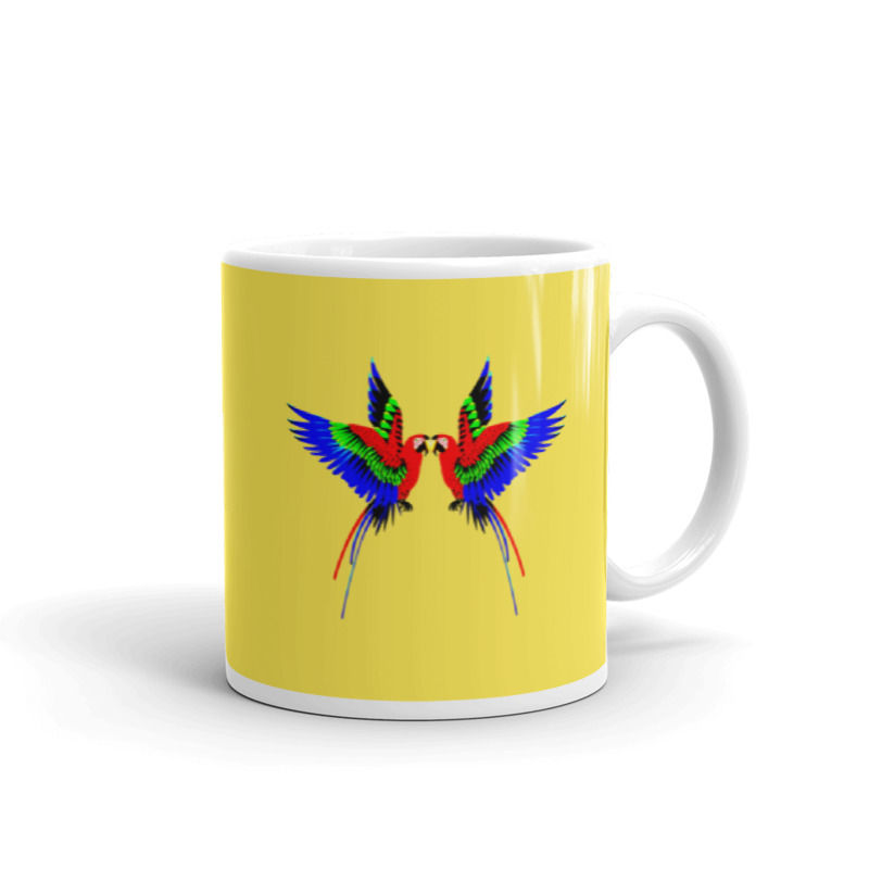 Miniature : M003 - BIRDS LOVE MUG READY DESIGN PRINTFUL TEMPLATE FILE