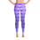 Thumbnail: H401 - WHITE GEOMETRIC ART PURPLE LEGGINGS READY DESIGN PRINTFUL TEMPLATE F