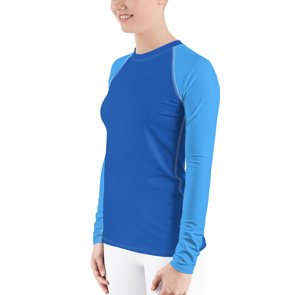 Thumbnail: RG06- SPORTY COLOR PRINT FOR UNISEX RASH GUARD PRINTFUL TEMPLATE FILE
