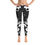Thumbnail: L484 - SUGAR SKULLS BLACK LEGGINGS READY DESIGN PRINTFUL TEMPLATE FILE