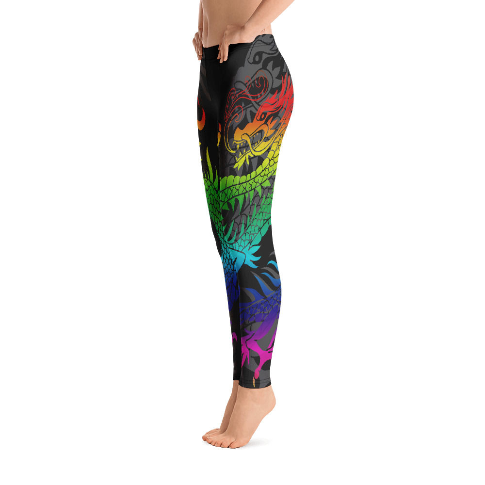 L361 - DRAGON COLORFUL LEGGINGS PRINTFUL TEMPLATE FILE