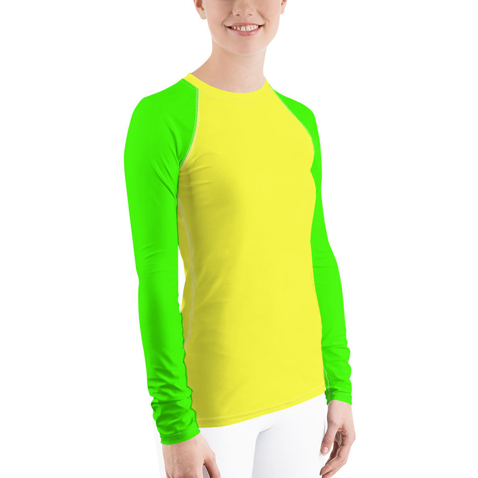 Thumbnail: RG04- SPORTY COLOR PRINT FOR UNISEX RASH GUARD PRINTFUL TEMPLATE FILE