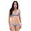 Thumbnail: N041 - BLUE STRIPE PRINT ALL OVER PRINT BIKINI SET PRINTFUL TEMPLATE FILE