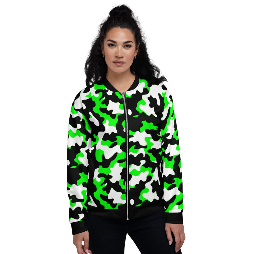 BJ010- CAMOUFLAGE ART ALL OVER PRINT UNISEX BOMBER JACKET PRINTFUL TEMPLATE FILE
