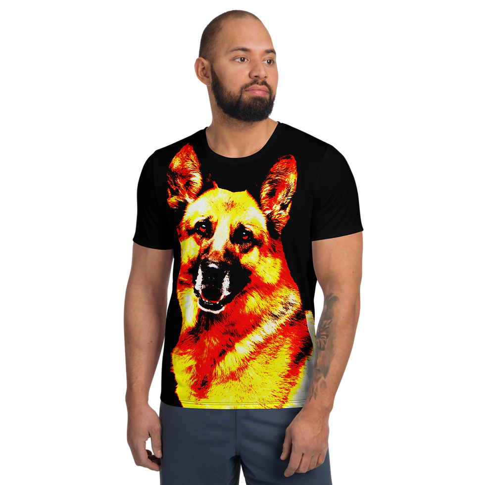 Thumbnail: TW082 - DOG UNISEX T-SHIRT PRINTFUL TEMPLATE FILE