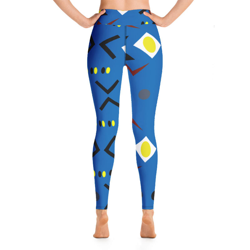 縮圖：SL143-AFRICAN PRINT YOGA LEGGINGS+LEGGINGS+SPORTS BRA SET PRINTFUL TEMPLATE FILE