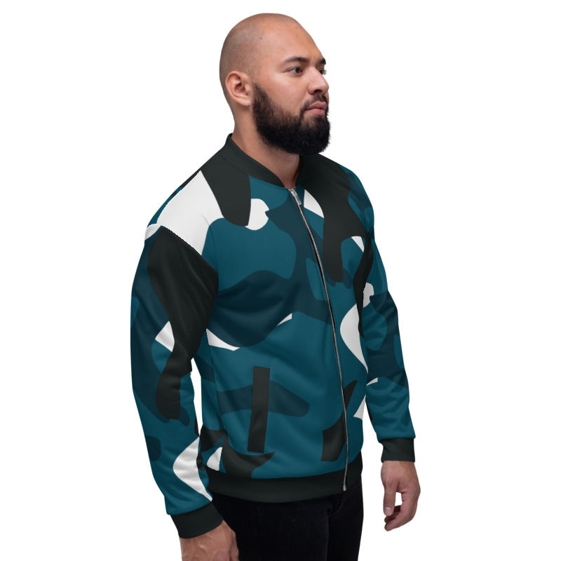 Миниатюра: BJ026-  CAMOUFLAGE PRINT FOR UNISEX BOMBER JACKET PRINTFUL TEMPLATE FILE