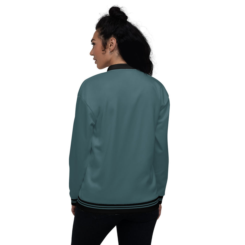Thumbnail: BJ001- ALMOST WILD ALL OVER PRINT UNISEX BOMBER JACKET PRINTFUL TEMPLATE FILE