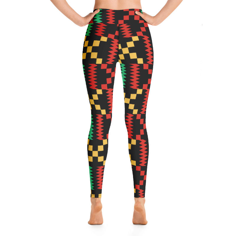 Thumbnail: SL145-AFRICAN PRINT YOGA LEGGINGS+LEGGINGS+SPORTS BRA SET PRINTFUL TEMPLATE FILE