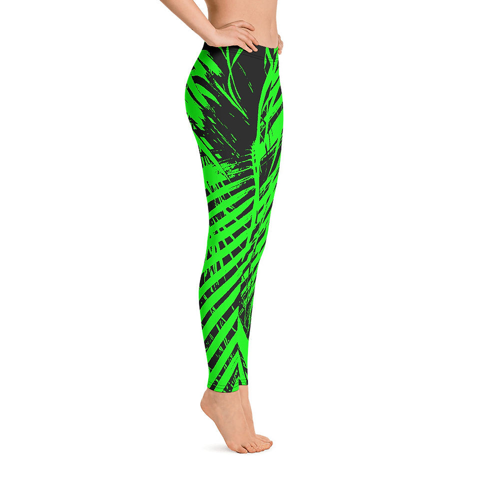 縮圖：L421 - PALM LEGGINGS READY DESIGN PRINTFUL TEMPLATE FILE