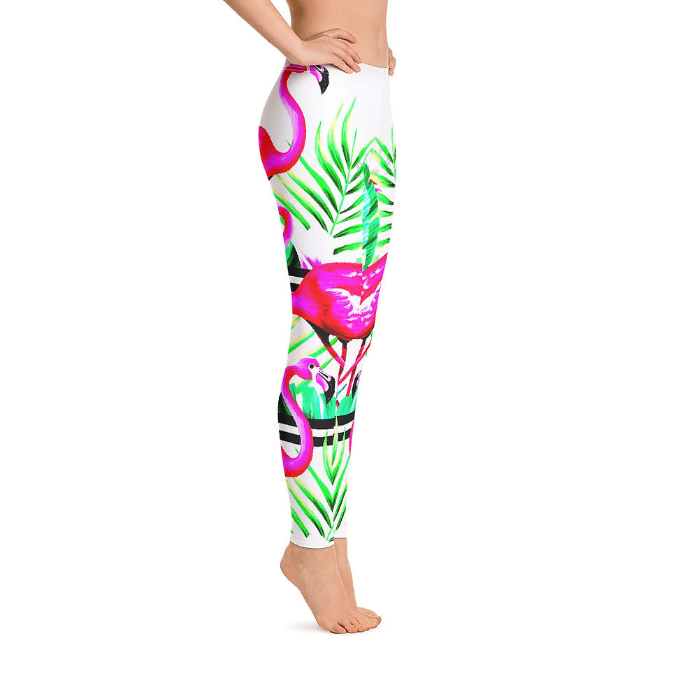 Thumbnail: L316 - TOPICAL FLOWER LEGGINGS PRINTFUL TEMPLATE FILE