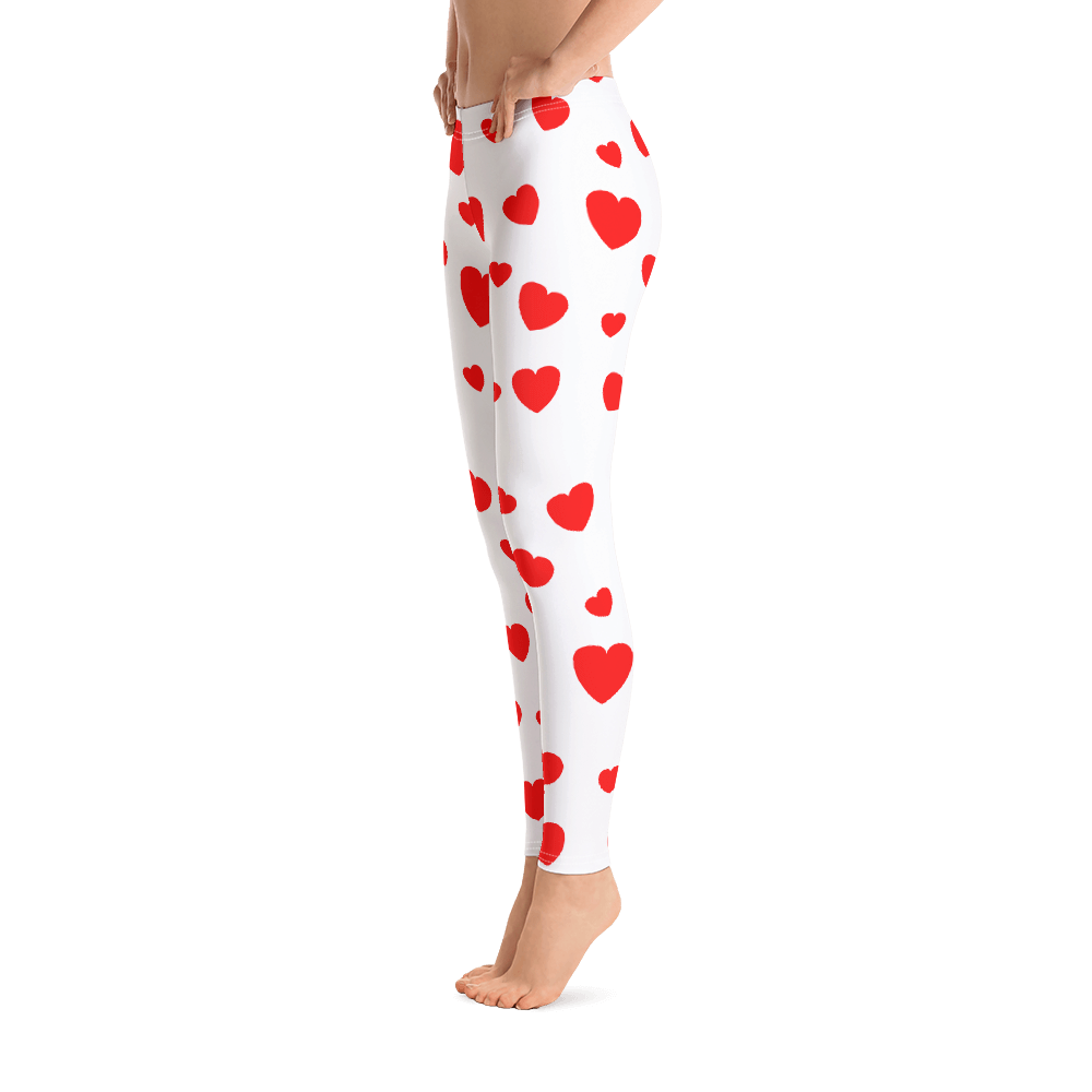 L91 - PRE MADE READY HEART DESIGN ALL OVER LEGGINGS PRINTFUL TEMPLATE FILE