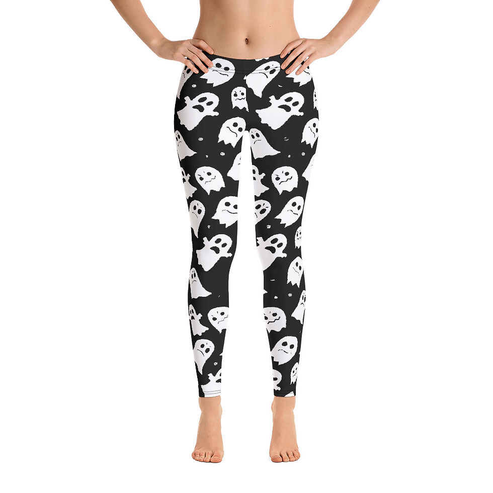 サムネイル： J470 - HALLOWEEN DESIGN ALL OVER PRINT LEGGINGS PRINTFUL TEMPLATE FILE