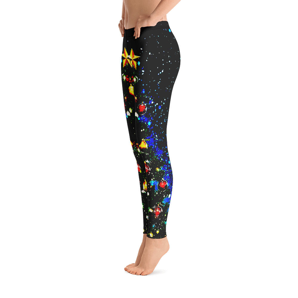L553 - COLORFUL CHRISTMAS LEGGINGS READY DESIGN PRINTFUL TEMPLATE FILE