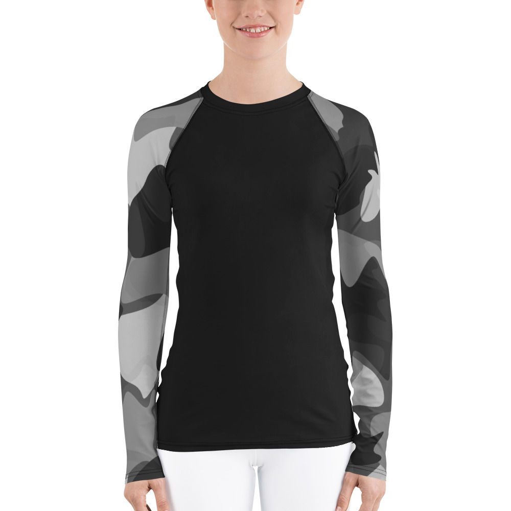 RG09- CAMOUFLAGE PRINT FOR UNISEX RASH GUARD PRINTFUL TEMPLATE FILE