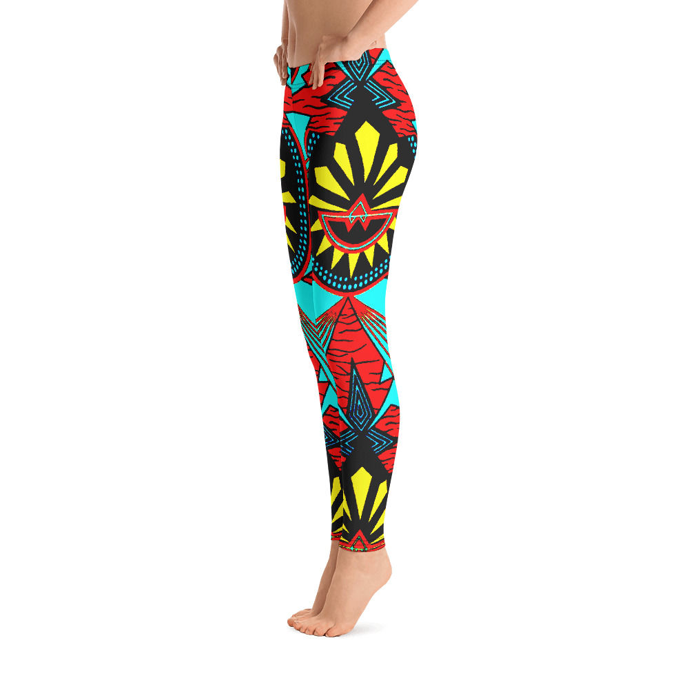 J515 - AFRICAN PRINT ALL OVER PRINT LEGGINGS PRINTFUL TEMPLATE FILE