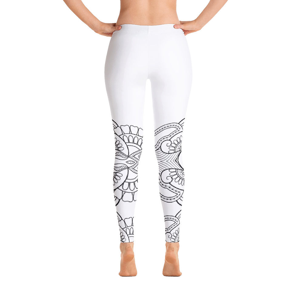 サムネイル： L239 - PREMADE MANDALA DESIGN ALL OVER LEGGINGS PRINTFUL TEMPLATE FILE