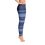 Thumbnail: J418 - SOFT COLORS STRIPE BLUE LEGGINGS READY DESIGN PRINTFUL TEMPLATE FILE