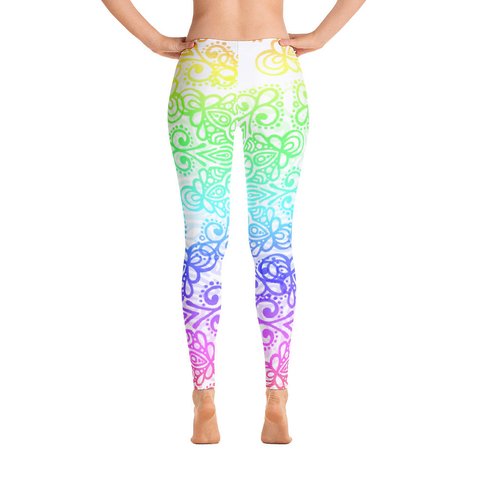 サムネイル： L217 - PREMADE MANDALA DESIGN ALL OVER LEGGINGS PRINTFUL TEMPLATE FILE