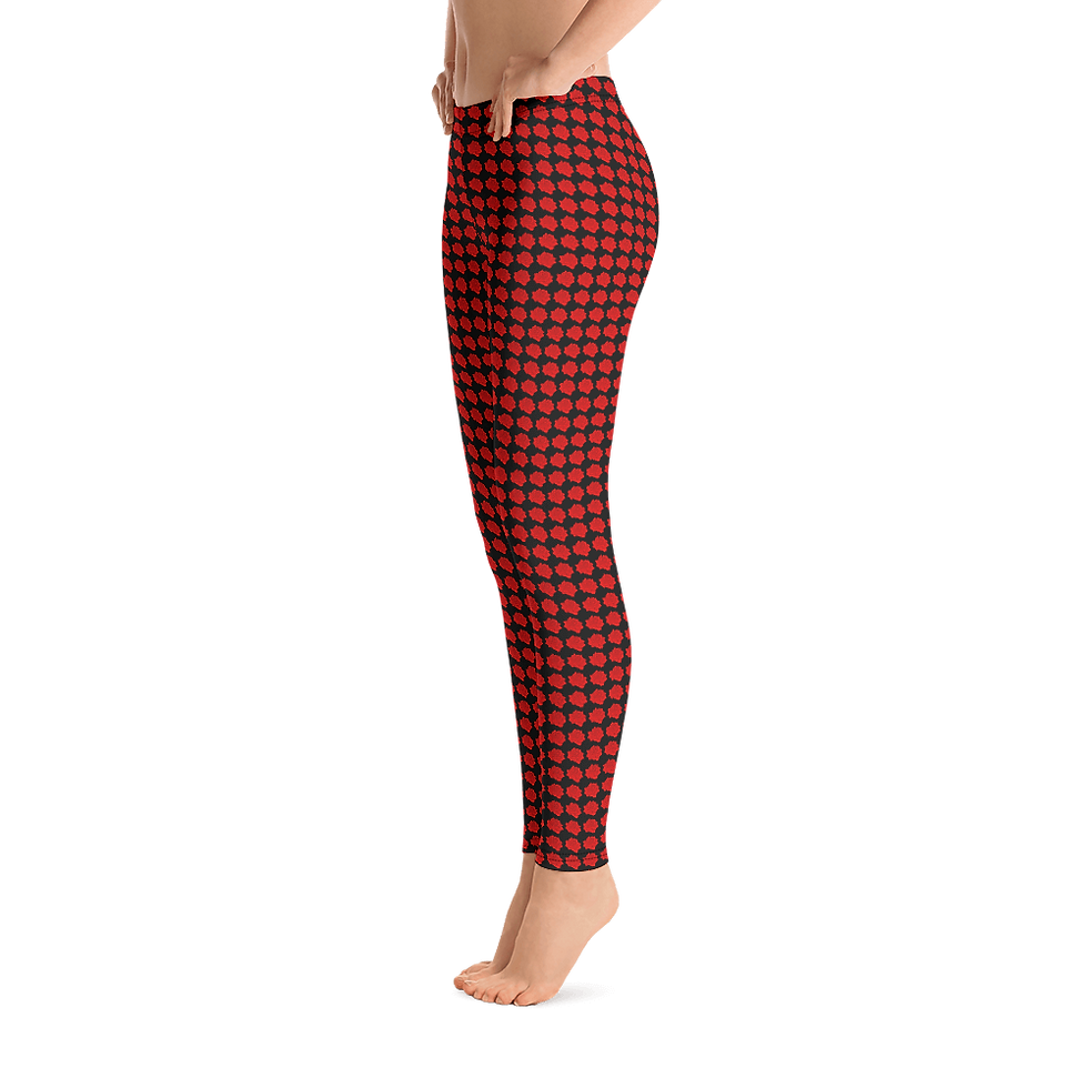 L136 - PRE MADE READY ROSE DESIGN ALL OVER LEGGINGS PRINTFUL TEMPLATE FILE