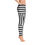 Thumbnail: H460- BLACK AND WHITE STRIPES PATTERN FOR LEGGINGS TEMPLATE FILE