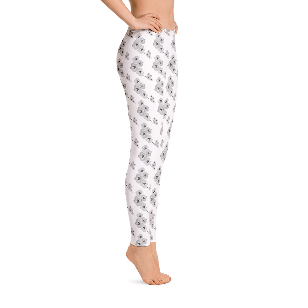 サムネイル： L181 - PREMADE FLOWER DESIGN ALL OVER LEGGINGS PRINTFUL TEMPLATE FILE