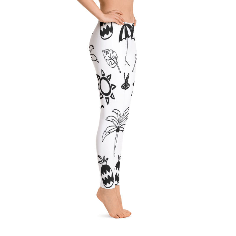 Thumbnail: H463- BEACH SUMMER PRINT FOR LEGGINGS TEMPLATE FILE