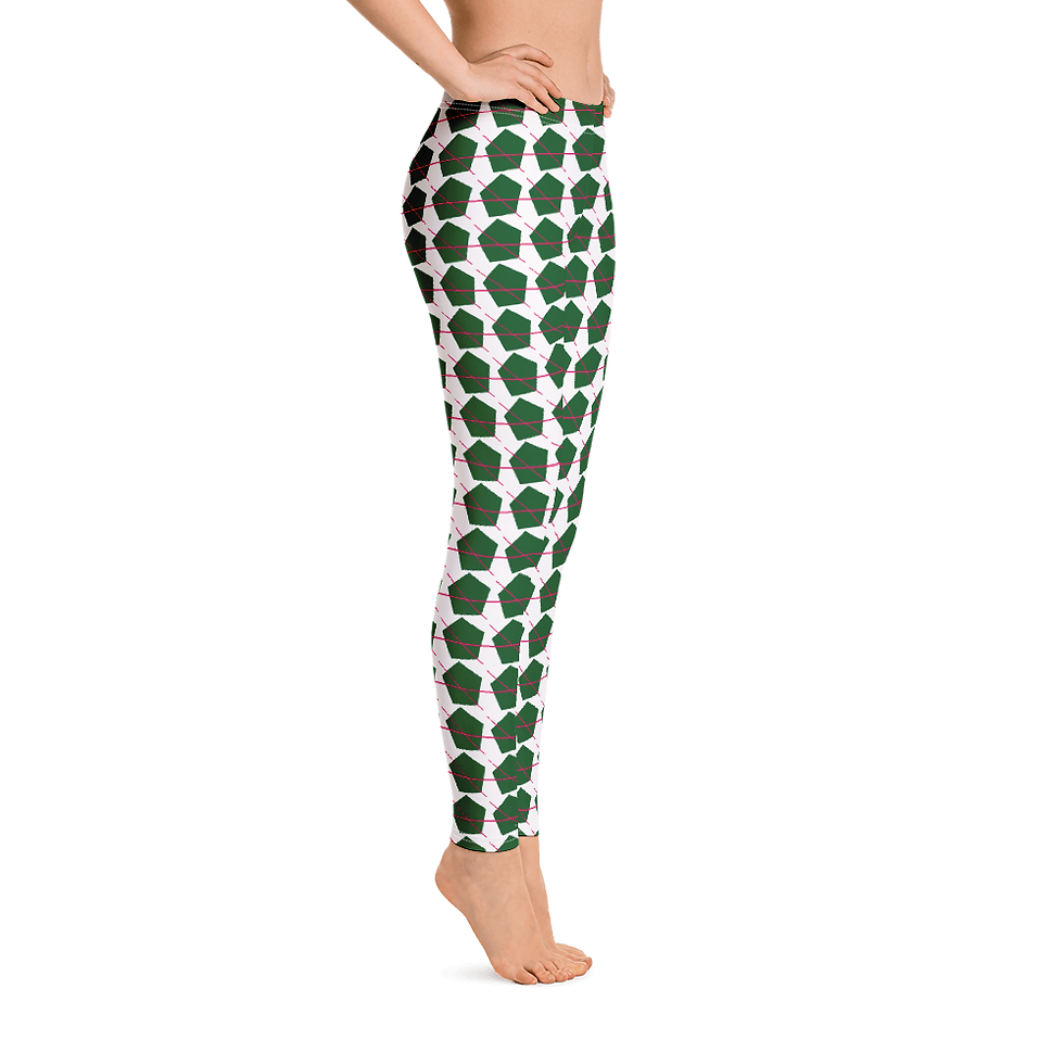 縮圖：F767 - GEOMETRIC WHITE LEGGINGS PRINTFUL TEMPLATE FILE
