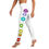 Thumbnail: Y049 - CHAKRAS WHITE YOGA LEGGINGS READY DESIGN PRINTFUL TEMPLATE FILE