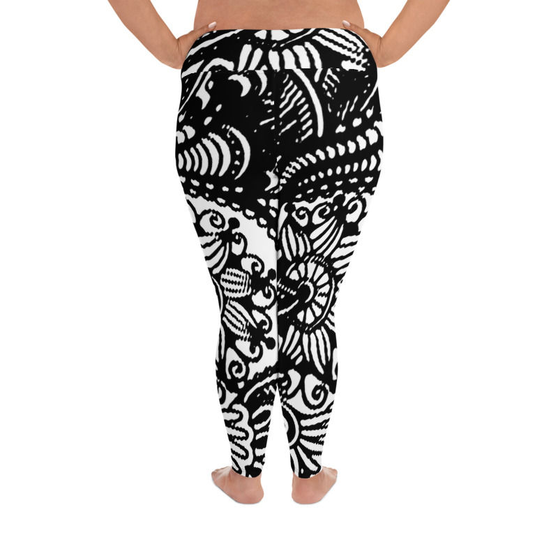 サムネイル： PS039- MANDALA PRINT FOR PLUS SIZE LEGGINGS TEMPLATE FILE