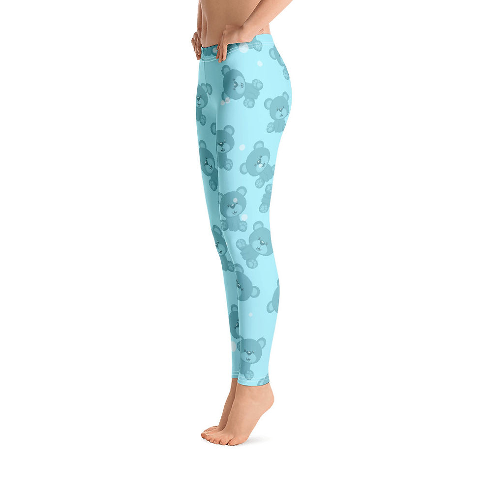 J487 - TEDDY DESIGN ALL OVER PRINT LEGGINGS PRINTFUL TEMPLATE FILE