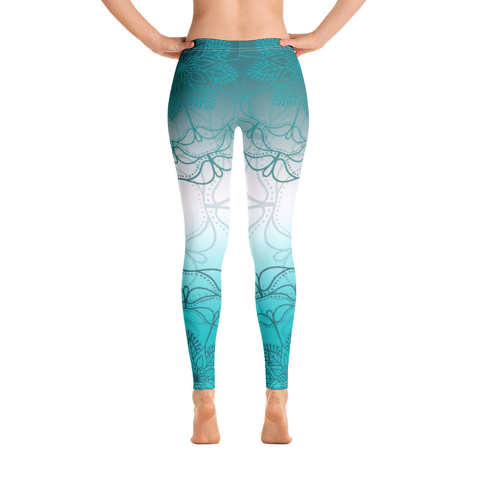 Miniature : L211 - PREMADE MANDALA DESIGN ALL OVER LEGGINGS PRINTFUL TEMPLATE FILE