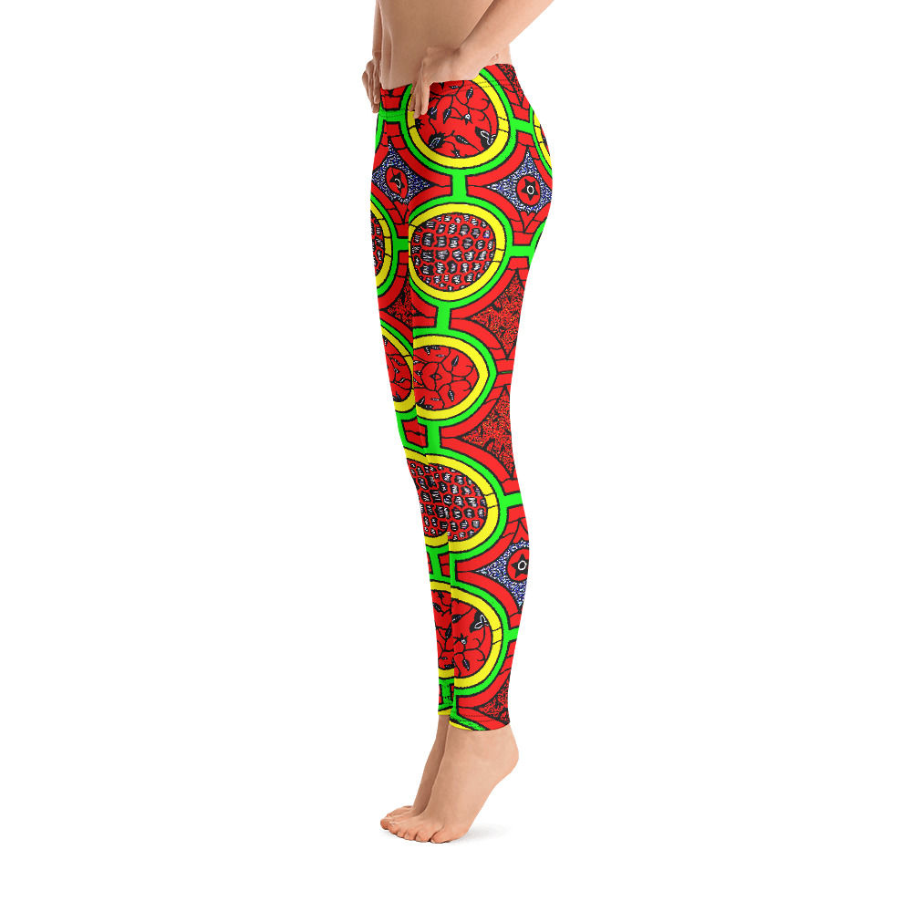 J519 - AFRICAN DESIGN ALL OVER PRINT LEGGINGS PRINTFUL TEMPLATE FILE